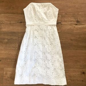 Lilly Pulitzer Eyelet Strapless Dress